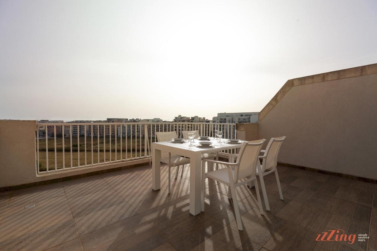 Sunny Penthouse Wterrace And Open Views Leilighet San Pawl il-Baħar Eksteriør bilde