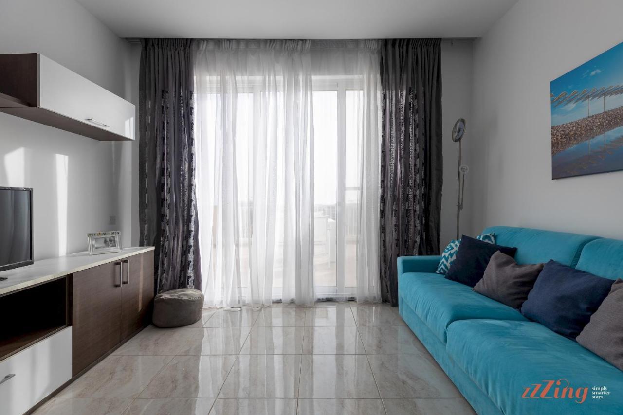 Sunny Penthouse Wterrace And Open Views Leilighet San Pawl il-Baħar Eksteriør bilde